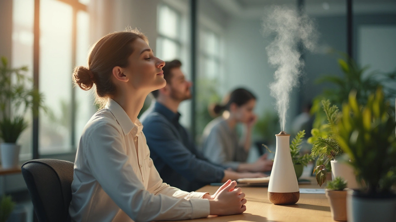 Essential Oils to Enhance Workplace Productivity